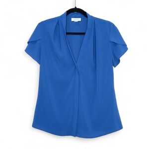 Calvin Klein Blue Short-Sleeve Blouse